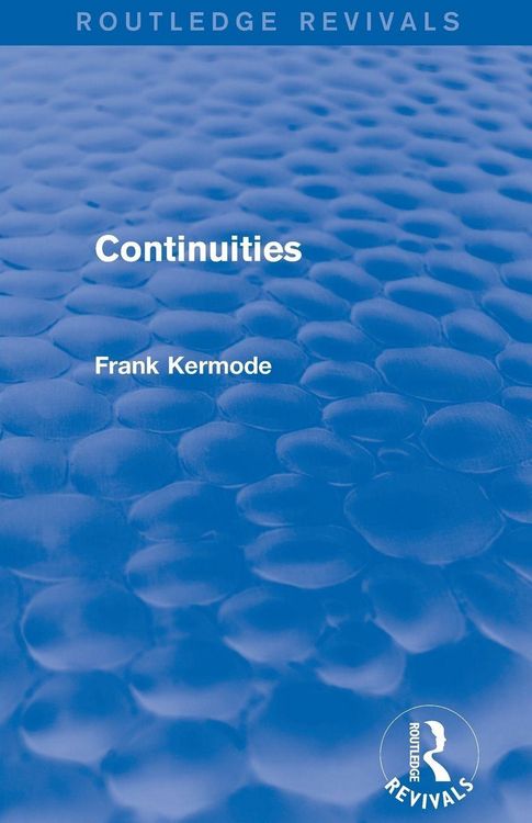 Produktbild: Continuities (Routledge Revivals)