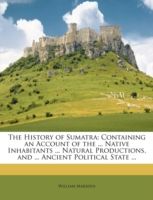 Produktbild: Marsden, W: History of Sumatra: Containing an Account of the