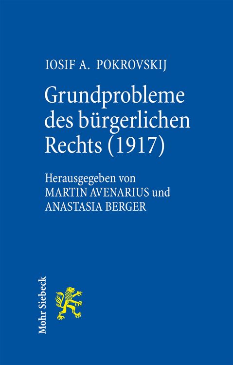 Produktbild: Grundprobleme des b&uuml;rgerlichen Rechts (1917)