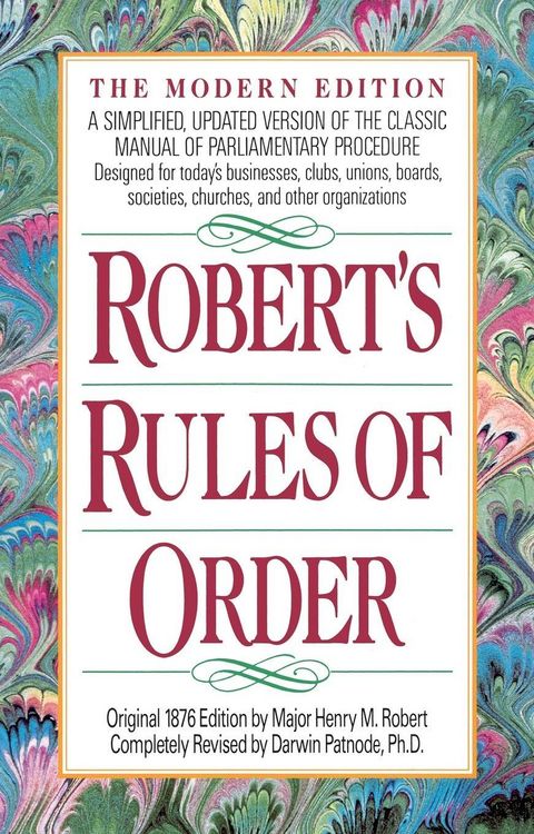 Produktbild: Robert's Rules of Order