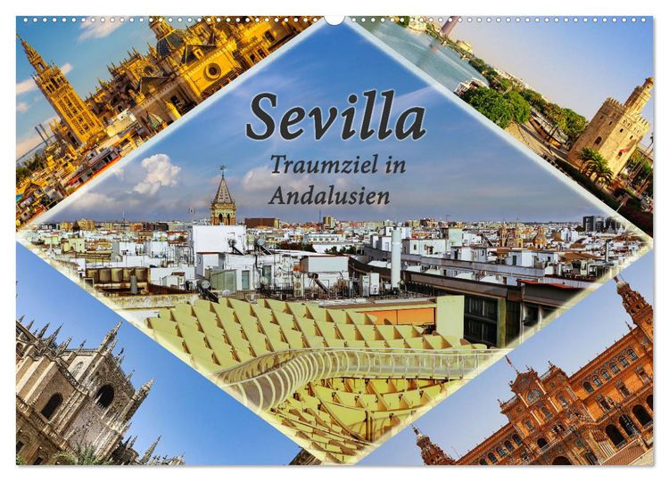 Produktbild: Sevilla - Traumziel in Andalusien (Wandkalender 2026 DIN A2 quer), CALVENDO Monatskalender