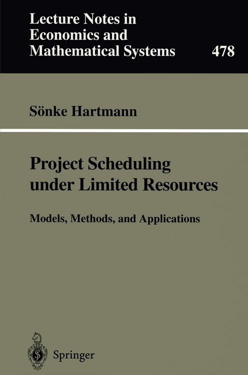 Produktbild: Project Scheduling under Limited Resources