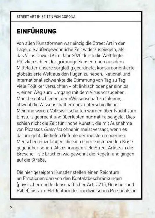 Produktbild: Street Art in Zeiten von Corona