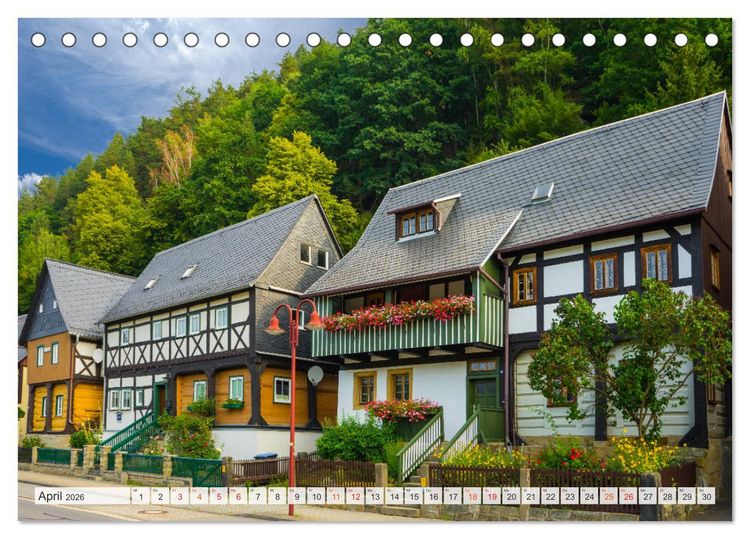 Produktbild: Bad Schandau Impressionen (Tischkalender 2026 DIN A5 quer), CALVENDO Monatskalender