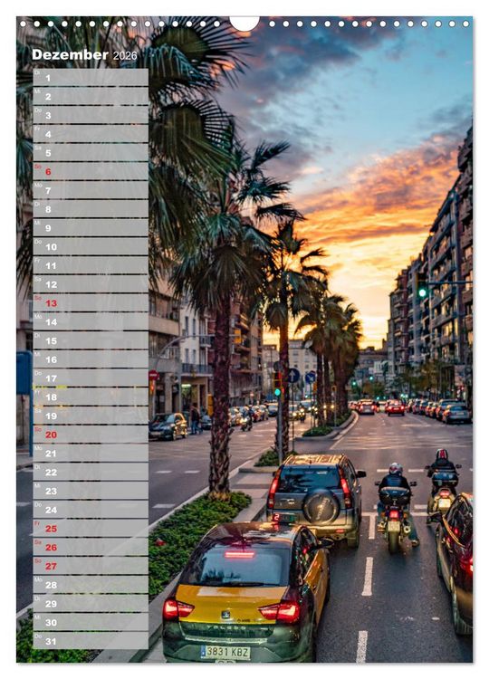 Produktbild: Barcelona - Eine St&auml;dtereise (Wandkalender 2026 DIN A3 hoch), CALVENDO Monatskalender