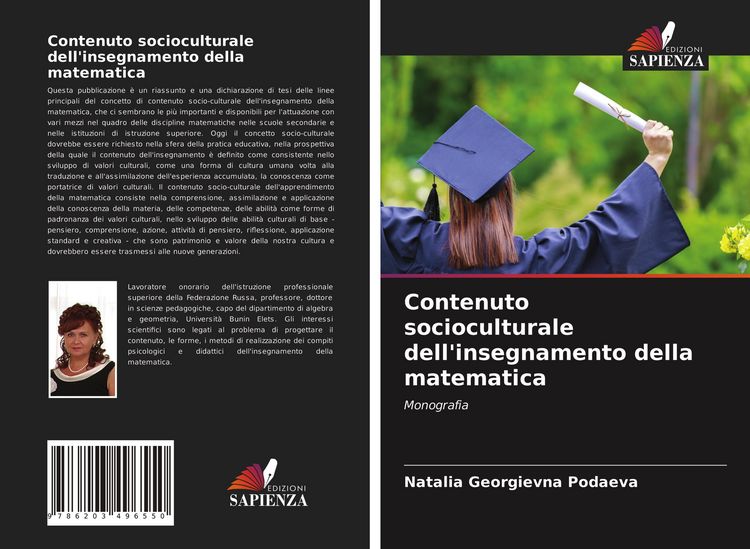 Produktbild: Contenuto socioculturale dell'insegnamento della matematica
