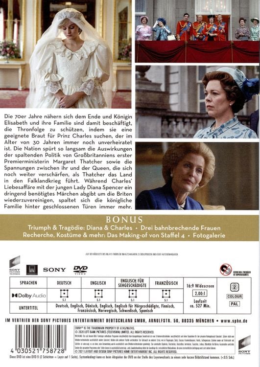 Produktbild: The Crown - Die komplette vierte Season [4 DVDs]