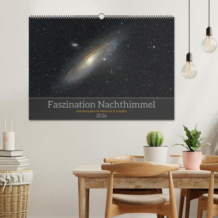 Produktbild: Faszination Nachthimmel (Wandkalender 2026 DIN A2 quer), CALVENDO Monatskalender