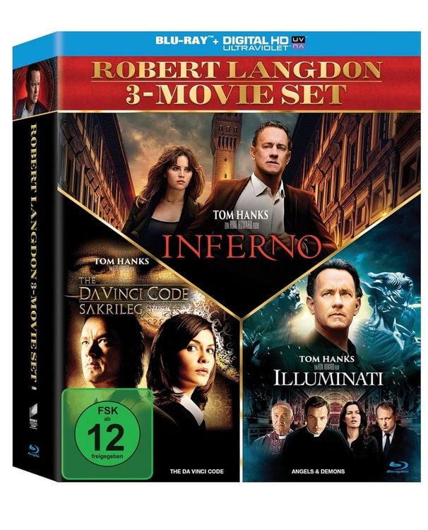 Produktbild: The Da Vinci Code - Sakrileg / Illuminati / Inferno [3 BRs]