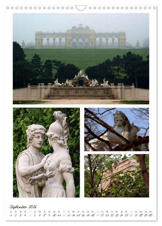 Produktbild: Schloss Sch&ouml;nbrunn im Wandel der Jahreszeiten (Wandkalender 2026 DIN A3 hoch), CALVENDO Monatskalender