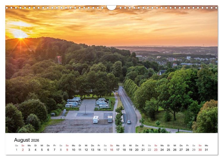 Produktbild: BIELEFELD aus der Vogelperspektive (Wandkalender 2026 DIN A3 quer), CALVENDO Monatskalender