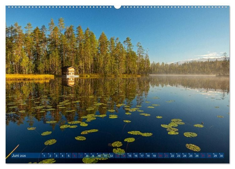 Produktbild: Wildes Finnland (hochwertiger Premium Wandkalender 2026 DIN A2 quer), Kunstdruck in Hochglanz