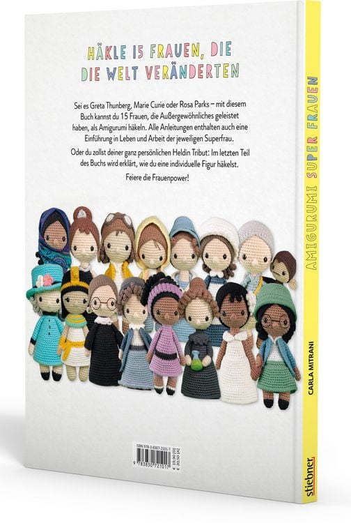Produktbild: Amigurumi Superfrauen. H&auml;kel-Anleitungen f&uuml;r 15 Frauen, die die Welt ver&auml;ndert haben