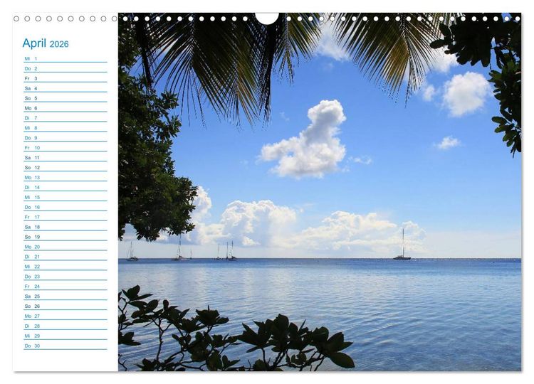 Produktbild: Franz&ouml;sisch-Polynesien - Trauminseln im S&uuml;dpazifik (Wandkalender 2026 DIN A3 quer), CALVENDO Monatskalender