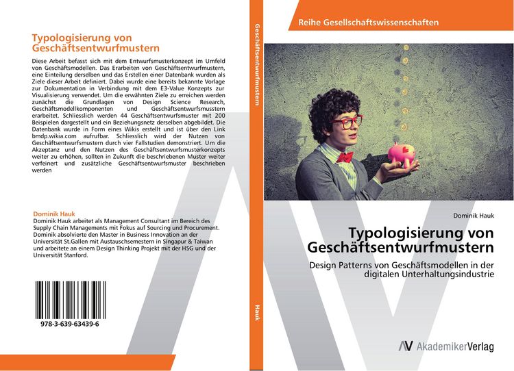Produktbild: Typologisierung von Gesch&auml;ftsentwurfmustern
