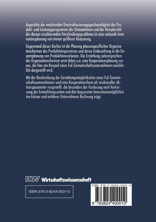 Produktbild: Gestaltungsm&ouml;glichkeiten von FuE-Gemeinschaftsunternehmen