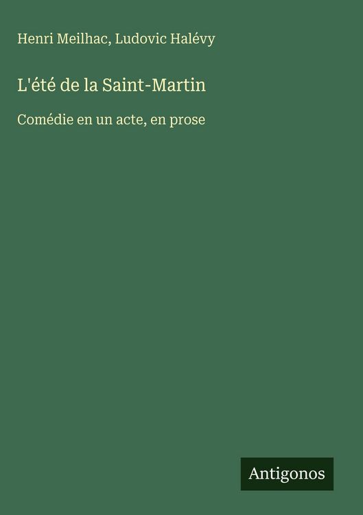 Produktbild: L'&eacute;t&eacute; de la Saint-Martin