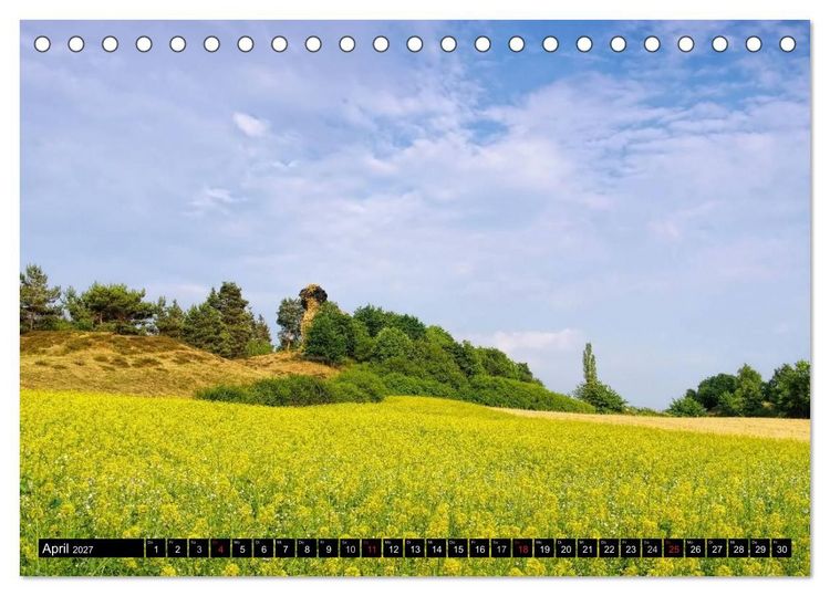 Produktbild: Die Teufelsmauer - Bizarre Felsformationen im Harz (Tischkalender 2027 DIN A5 quer), CALVENDO Monatskalender