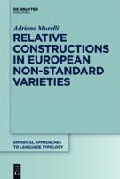 Produktbild: Relative Constructions in European Non-Standard Varieties