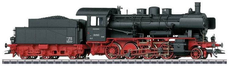 Produktbild: M&auml;rklin 37509 H0 G&uuml;terzug-Dampflok BR 56.1 der DR