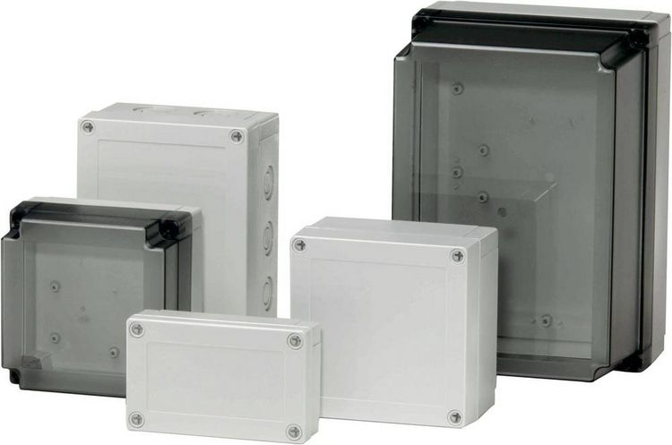 Produktbild: Fibox PCM 150/150 T 6016917 Universal-Geh&auml;use 180 x 130 x 150 Polycarbonat Lichtgrau (RAL 7035) 1 St.