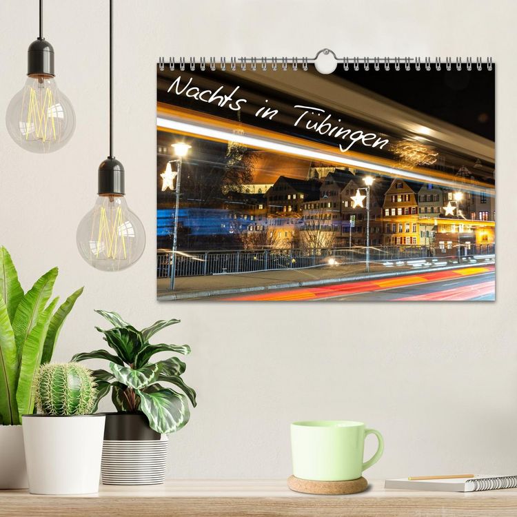 Produktbild: Nachts in T&uuml;bingen (Wandkalender 2026 DIN A4 quer), CALVENDO Monatskalender