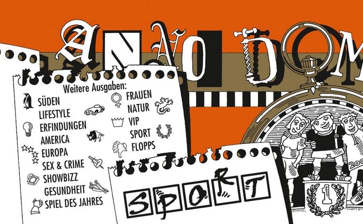 ABACUSSPIELE Gioco Da Tavolo Anno Domini - Sesso E Crimine - Edizione Tedesca