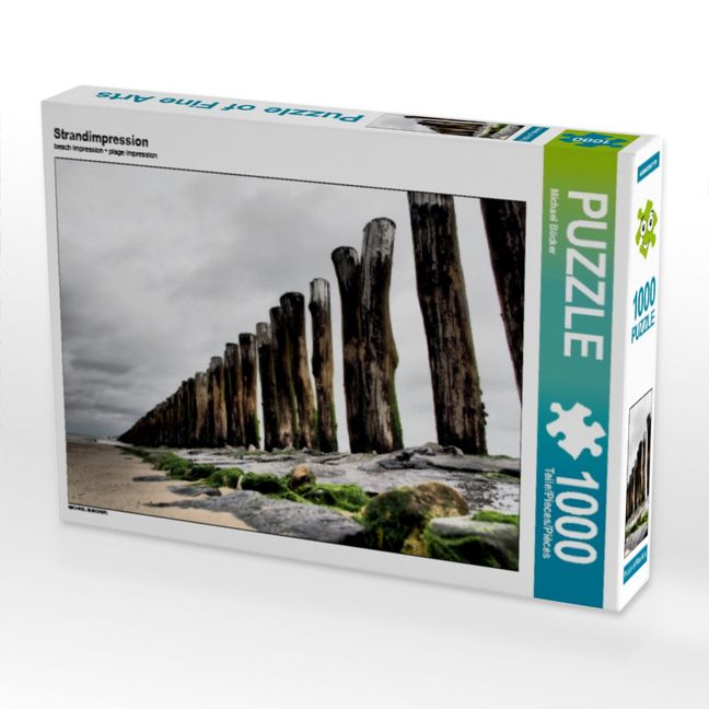 Produktbild: CALVENDO Puzzle Strandimpression | 1000 Teile Lege-Gr&ouml;&szlig;e 64x48cm Foto-Puzzle f&uuml;r gl&uuml;ckliche Stunden