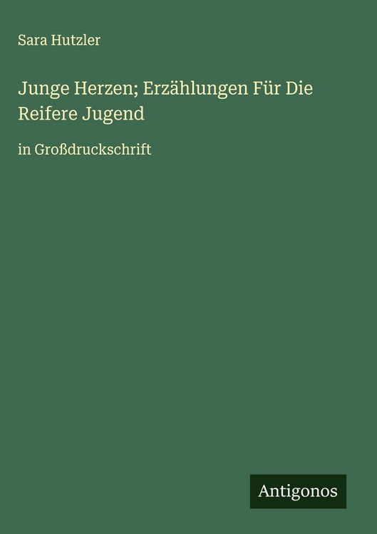 Produktbild: Junge Herzen; Erz&auml;hlungen F&uuml;r Die Reifere Jugend