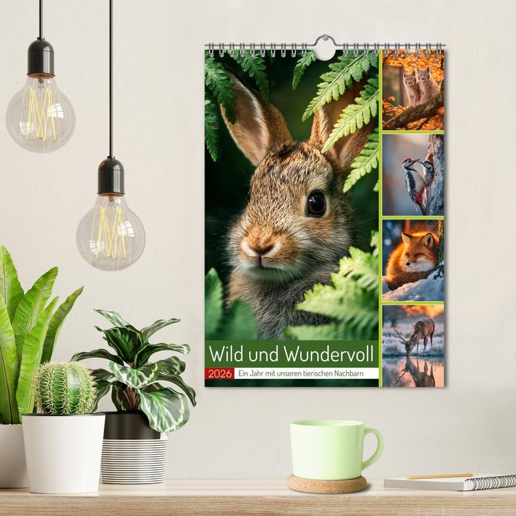 Produktbild: Wild und Wundervoll (Wandkalender 2026 DIN A4 hoch), CALVENDO Monatskalender