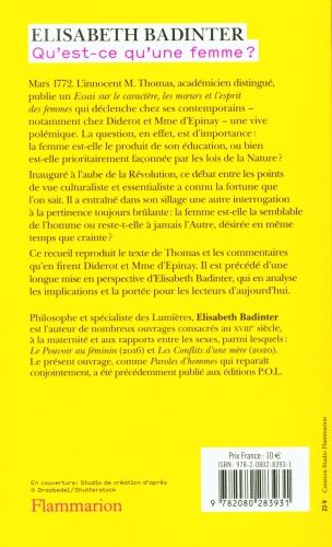 Produktbild: Qu'est-ce qu'une femme ? : 1772-1774