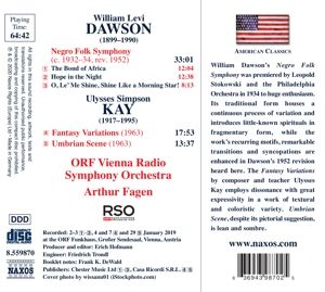 Produktbild: Negro Folk Symphony/Fantasy Variations