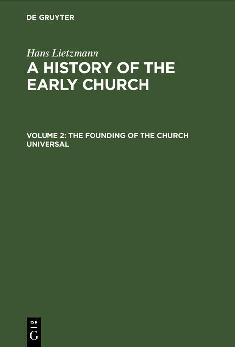 Produktbild: The Founding of the Church Universal