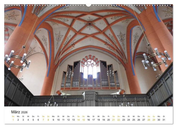 Produktbild: Fantastische Welt der Orgeln (Wandkalender 2026 DIN A2 quer), CALVENDO Monatskalender
