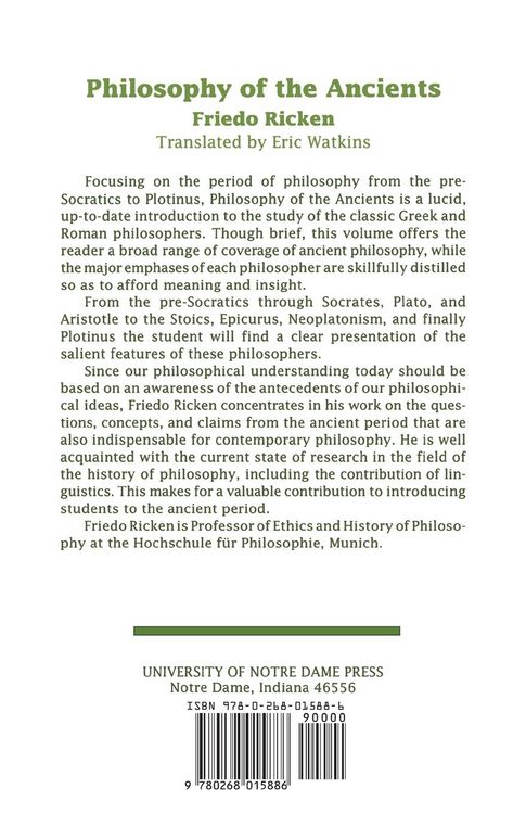 Produktbild: Philosophy of the Ancients