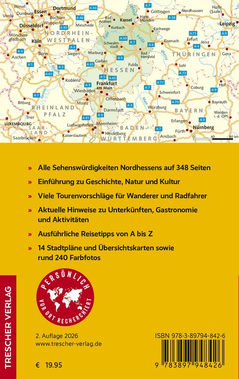 Produktbild: TRESCHER Reisef&uuml;hrer Nordhessen