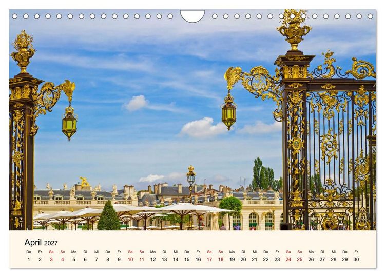 Produktbild: Nancy und Metz &ndash; Kulturelle Sch&auml;tze in Lothringen (Wandkalender 2027 DIN A4 quer), CALVENDO Monatskalender