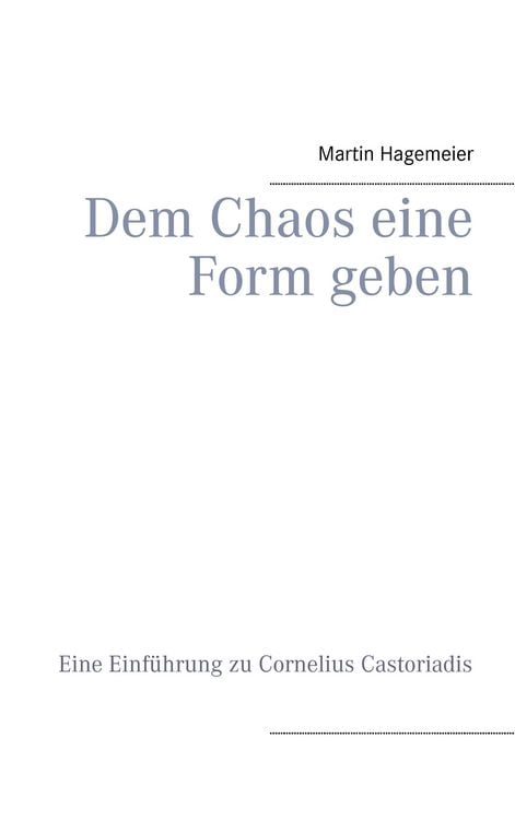 Produktbild: Dem Chaos eine Form geben