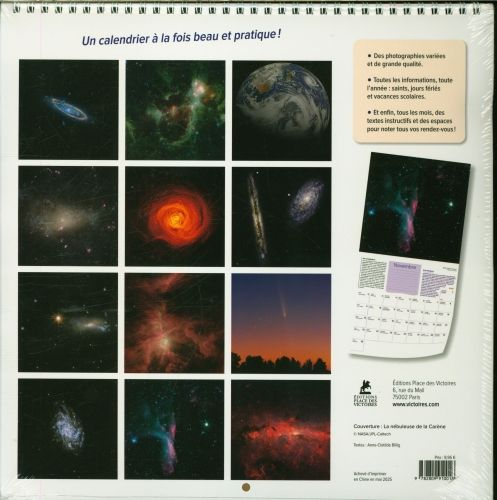 Produktbild: Espace fascinant : calendrier espace 2026