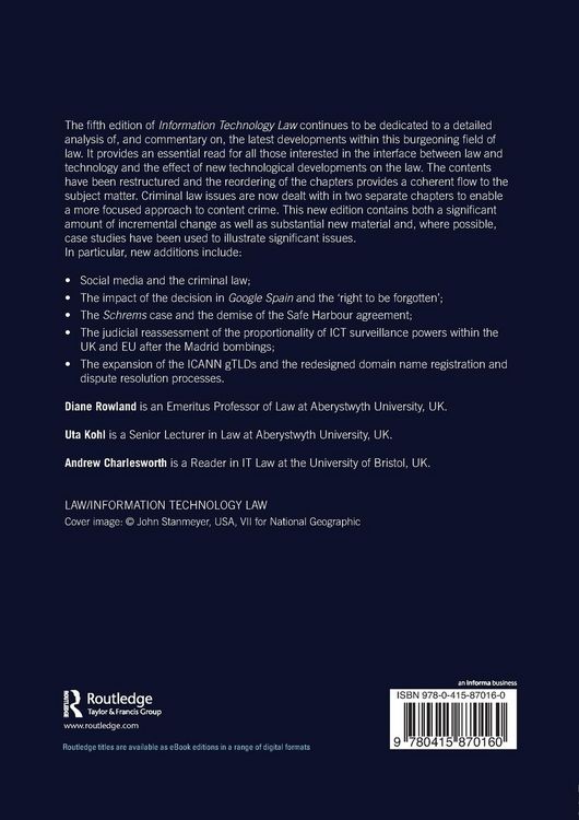 Produktbild: Information Technology Law