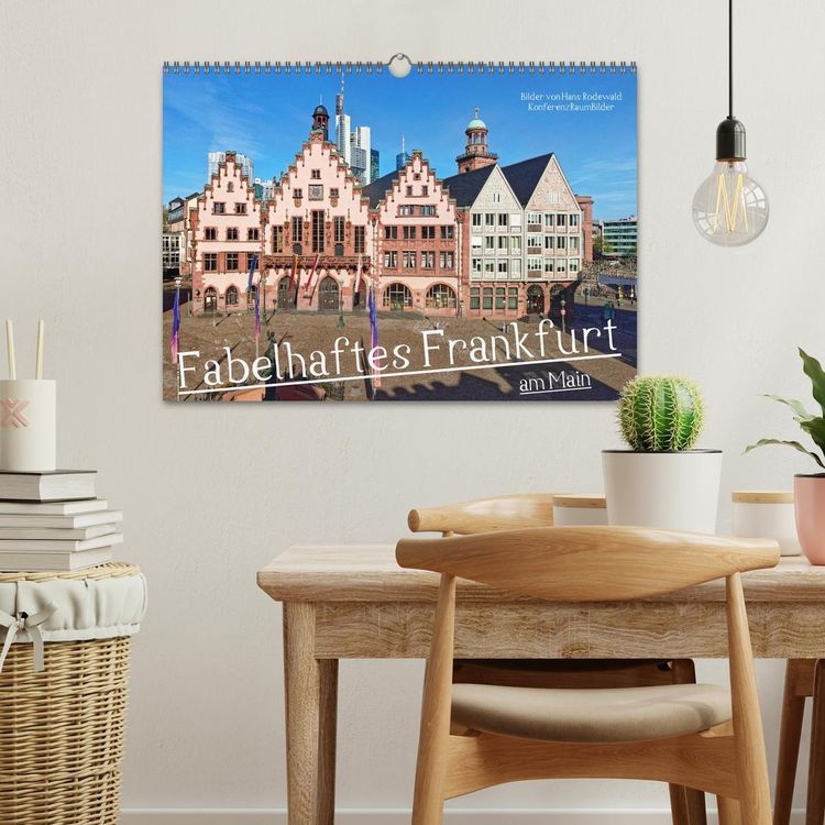 Produktbild: Fabelhaftes Frankfurt am Main (Wandkalender 2026 DIN A3 quer), CALVENDO Monatskalender