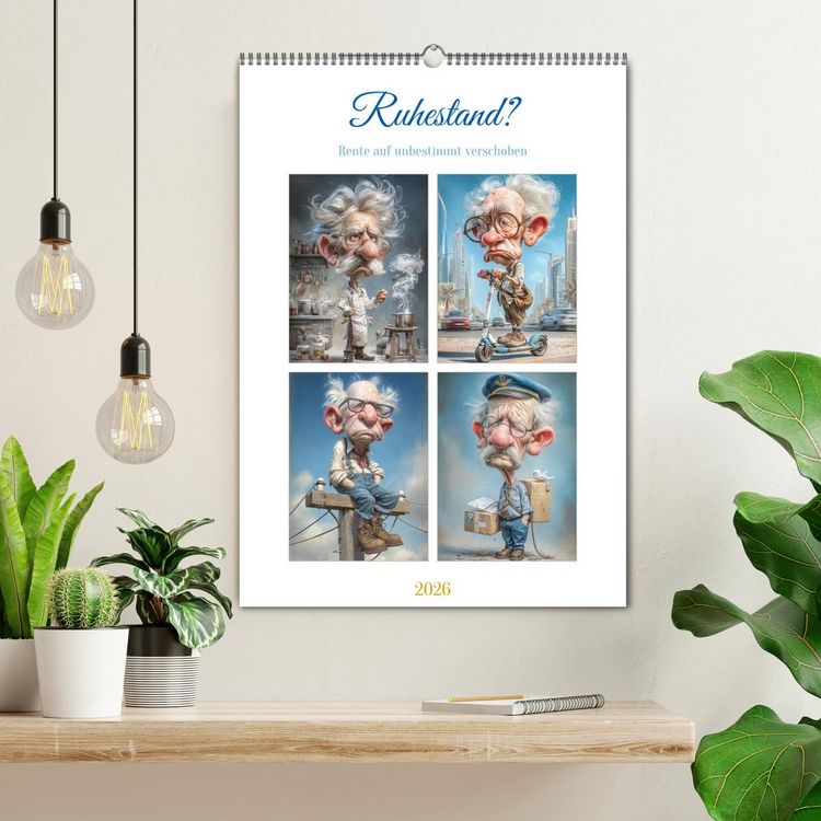 Produktbild: Ruhestand? (Wandkalender 2026 DIN A2 hoch), CALVENDO Monatskalender