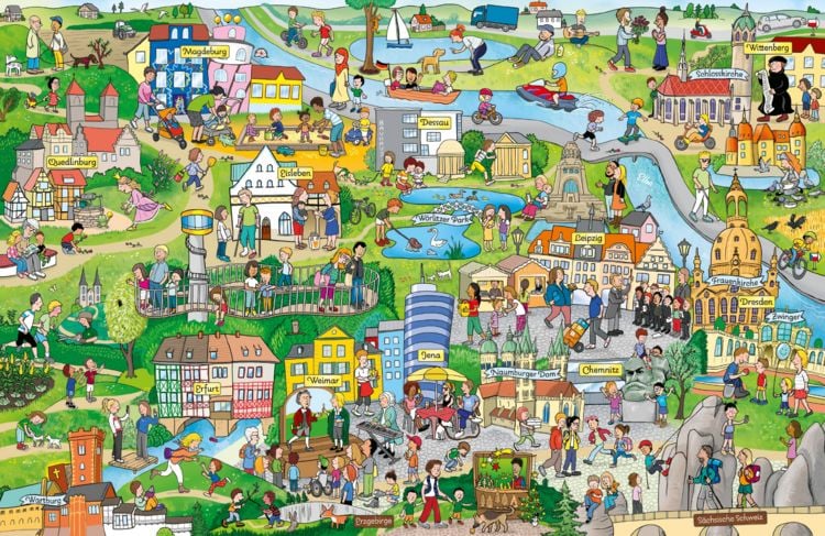 Produktbild: Deutschland Wimmelbuch