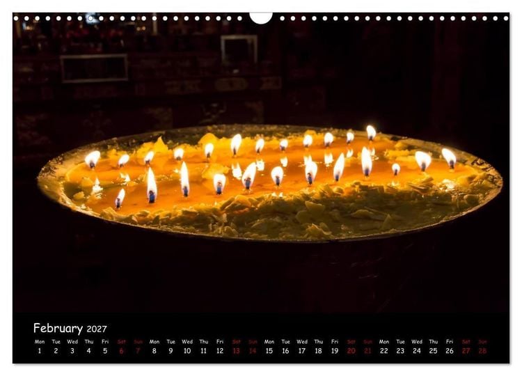 Produktbild: Tibet Land of Legends (Wall Calendar 2027 DIN A3 landscape), CALVENDO 12 Month Wall Calendar