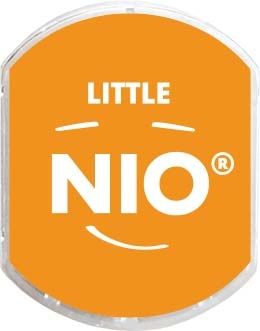 Produktbild: COLOP little NIO Ersatz-Stempelkissen, Packung mit 2 Stempelkissen, shiny orange