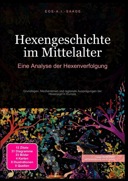 Produktbild: Hexengeschichte im Mittelalter: Eine Analyse der Hexenverfolgung