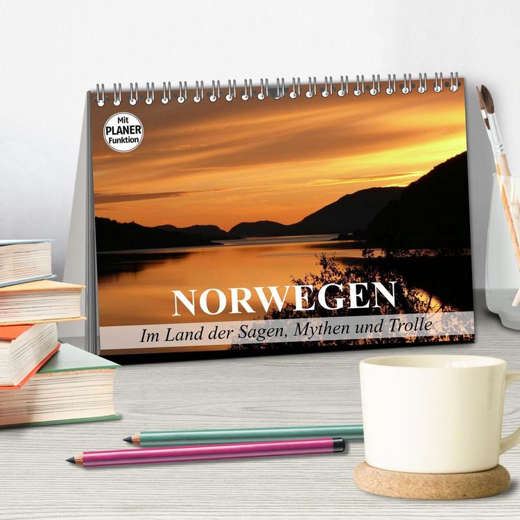 Produktbild: Norwegen. Im Land der Sagen, Mythen und Trolle (Tischkalender 2026 DIN A5 quer), CALVENDO Monatskalender