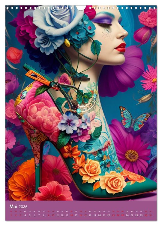 Produktbild: HighHeelArt (Wandkalender 2026 DIN A3 hoch), CALVENDO Monatskalender