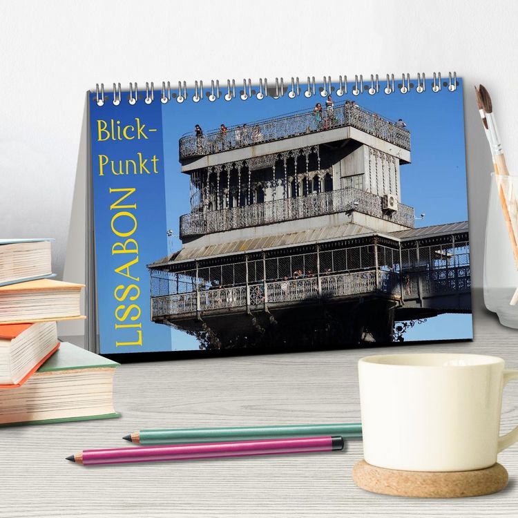 Produktbild: BlickPunkt Lissabon (Tischkalender 2026 DIN A5 quer), CALVENDO Monatskalender