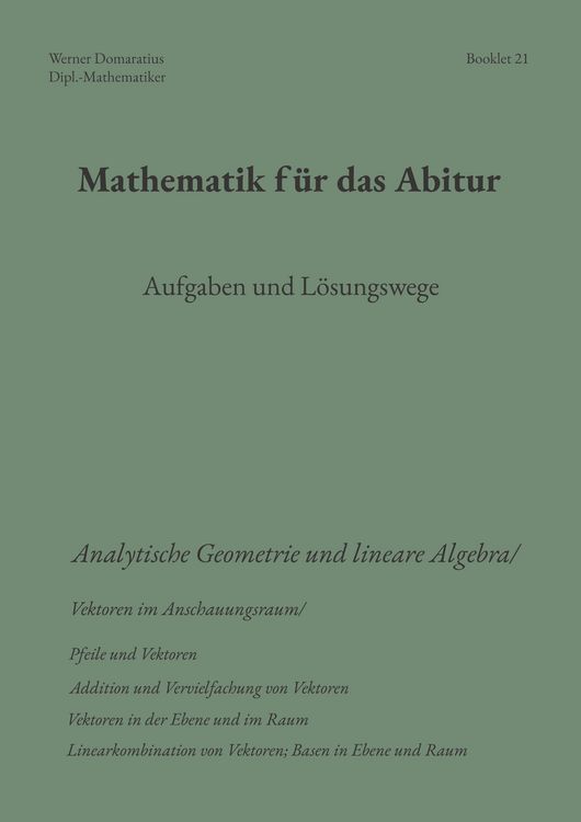 Produktbild: Mathematik f&uuml;r das Abitur